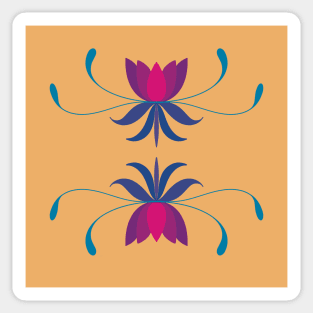 Lotus pattern Sticker